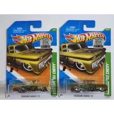 2 Hot Wheels Chevy Custom 62 Sth Super Treasure Th Hunt 2011