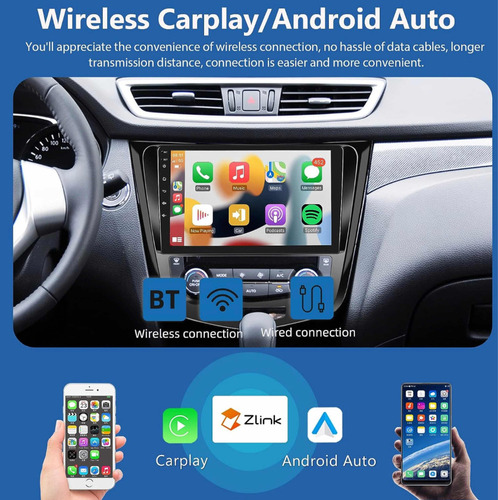 Radio Android Carplay 2+32 Nissan March Foto 2