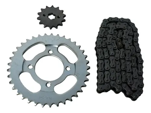 Honda New Wave Kit Corona 37d + Piñon 14d + Cadena 130cm