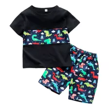 Shein Conjunto Para Niño Playera Y Short