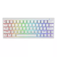 Teclado Mecanico Gaming Premium Rgb 60% Inalambrico Switches