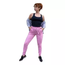 Jogging Dama Mujer Pantalon Deportivo Algodon Rustico Chupin