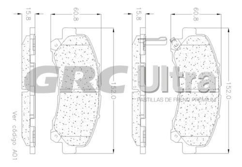 Balatas Delanteras Para Chevrolet S10 2016 Foto 2