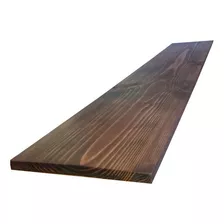 Prateleira Reta Painel Pinus Com Suporte Invisível 1,40x29 Cor Imbuia