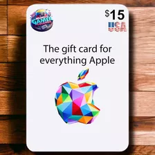 Itunes Apple 15 Usd Región Usa (entrega Inmediata)