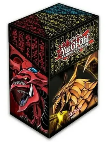 Carpeta Coleccionable De Yu-Gi-Oh! - Los Dioses Egipcios Slifer, Obelisco Y Ra - Guarda Hasta 180 Cartas, Edición Alemana