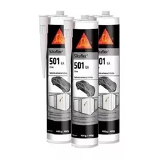 3x Pu Sika Sikaflex 501 Branco Ou Cinza - 400g