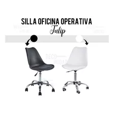 Silla Operativa De Escritorio Y Oficina Tulip Moderna