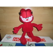 Peluche Garfield , Rojo ,original ,vintage