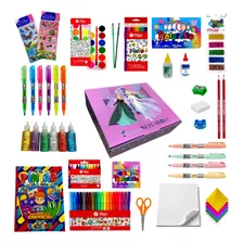 Caja Box Completa Arte Dibujo Kit Escolar Premium Rm179