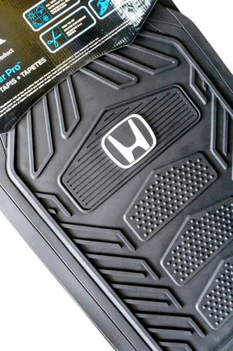 Plasti Color Juego 4 Tapete Logo Honda Piso Original Durable Foto 5
