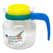 Jarra Lechera Cafetera Para Microondas Resisente Calor 1lt