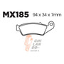 Balatas Del. Goes Xm 125 08-09