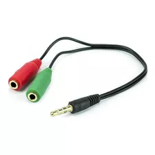 Cabo Headset Para Fone, 2 P2 Fêmea Para 1 P2 Macho