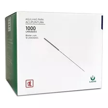 Agulhas Acupuntura 25x30 Cx 1000 Un Blister Lautz(importada)