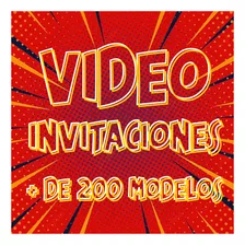 Video Invitaciones Digitales Animadas Premium +de200 Modelos