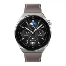 Huawei Watch Gt 3 Pro Vid-b19 Pantalla 1.43 Correa Cuero Gris Color Del Bisel Negro