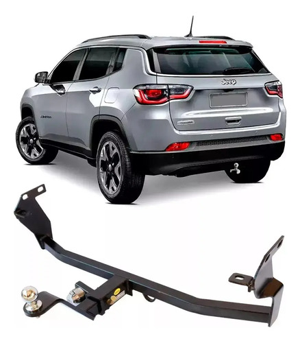Engate Removivel Compass 2017 Até 2025 1500kg + Rabicho