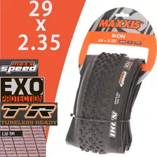 Neumático De Bicicleta Negro Plegable Maxxis Ikon 29x2.35 Exo/tr/ms