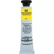 Tinta Óleo Corfix 37ml Cor Amarelo Claro Permanente 50 Gr. 1