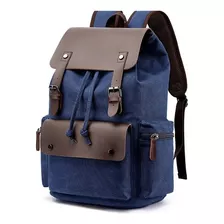 Mochila De Piel Para Hombre Y Mujer Estilo Vintage