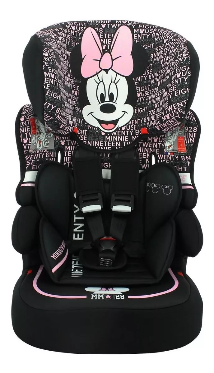 Cadeira Infantil Para Carro Team Tex Disney Kalle Minnie Mouse Typo