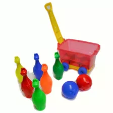 Juego Bolos Sobre Ruedas De Niño Marca Boy Toys