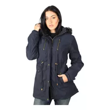 Campera Mujer Safari Parka Gabardina. Capucha Desmontable!