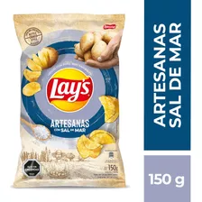 Papas Fritas Lay's Artesanas Sal De Mar Bolsa 150 G