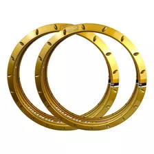 Aros Monaco Gs P/ Pneu Sem Câmara Titan Fan Ybr Dourado Ouro