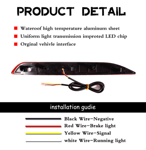 Luz De Freno Trasera Giratoria Led Para Chevrolet Equinox Foto 7