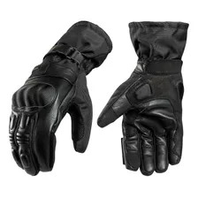 Guante De Cuero Moto Invierno Térmicos Impermeables Hipora