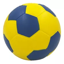 Balón De Handball Espuma Pu 6'' Azul-amarillo