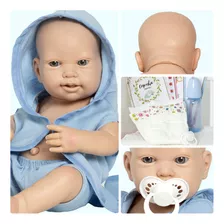 Bebe Reborn Baby Menino Corpo De Vinil Siliconado Carequinha