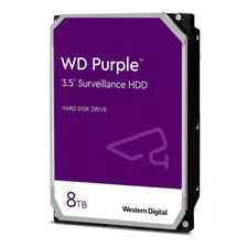 Hd 8tb Western Digital Purple Surveillance, Sata Iii 6gb/s,
