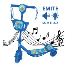 Patinete Mini Tubarão 3 Rodas Zoop Toys - Azul Zp00787