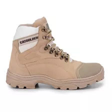 Bota Cat Masculina Couro Resistente Impermeável Leve Oferta