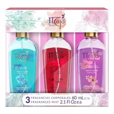 3 Mini Body Splash 60ml Turquesa + Plum + Clásica