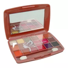 Make Paleta De Sombra 18 Cores D Hermosa Fantastic Hg017 - 2 Cor Da Sombra 18 Cores - 2