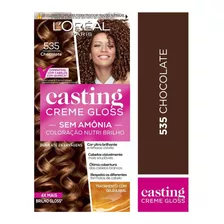 Tinta Loreal Casting Creme Gloss Sem Amônia 535 Chocolate