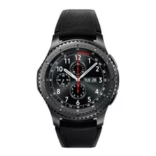 Samsung Gear S3 Frontier Bluetooth 1.3 Caja Dark Gray, Malla Dark Gray De Silicona Y Bisel Dark Gray Sm-r760