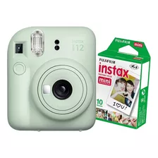 Câmera Instantânea Fujifilm Instax Kit Mini 12 + 10 Fotos Mint Green