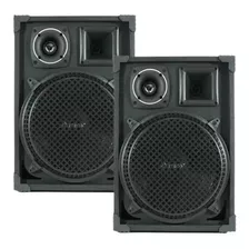 Combo 2 Caixa Acústica Som Music Way 1200w 12 Pol Passiva Cor Preto 110v/220v