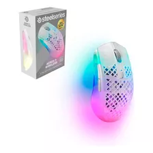 Mouse Fantasma Sem Fio Steelseries Aerox 3 Branco