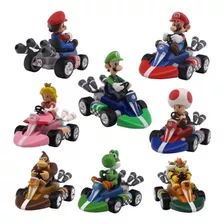 Autos A Fricción Mario Kart Vario Modelos Para Niños Imprtad