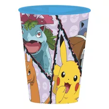 Vaso plastico Pokemon 260ml. -easy- Original