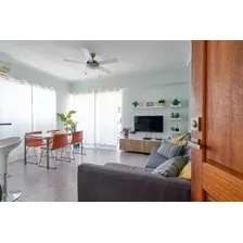 Se Vende, Apartamento 1hab Amueblado Moderno Y Acogedor En Zona Tranquila Naco (super Centrico) Ideal P/vivir O Inversion