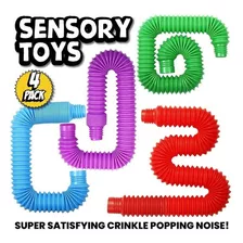 7pcs Bunmo Xl Pop Tubos Sensoriales Juguetes Para Niños Auti