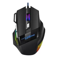 Mouse Gamer 7 Botones Con Iluminación Led Rgb