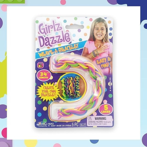 Brazalete De Colores Girlz Dazzle Para Niñas 